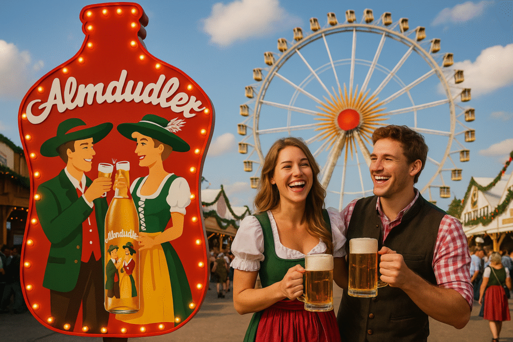 Titelbild zu „Almdudler rockt die Kaiser Wiesn: Ein Fest der Superlative!“